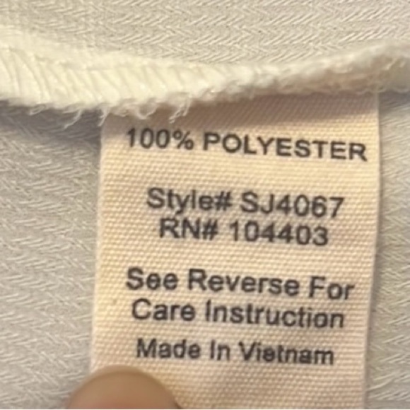 Sweet Wanderer Elegant Cold Shoulder Lightweight Semi-Sheer Blouse, Sz. S. - Picture 8 of 8